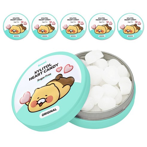 춘식이 자일리톨 사탕 오리지널 수오미 핀란드 무설탕 캔디, 40g, 12개