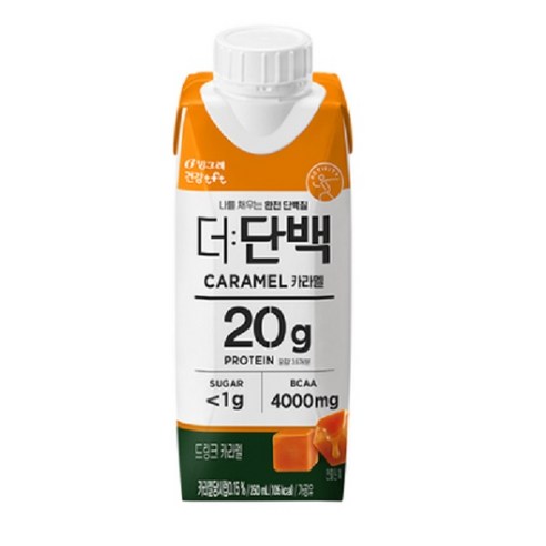 빙그레 더단백 드링크 카라멜, 9개, 250ml