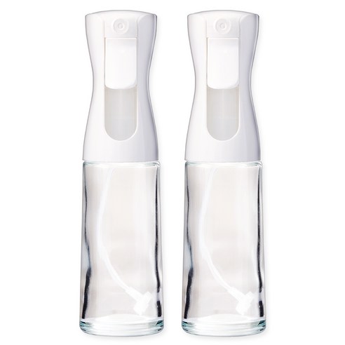 아케이바이 압축 고급형 초미세 안개분사 스프레이 고강도 유리병 200ml, 2개