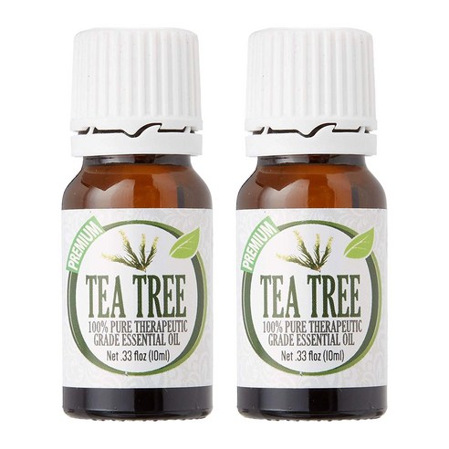힐링솔루션 테라퓨틱 그레이드 에센셜 오일, 10ml, Tea Tree, 2개