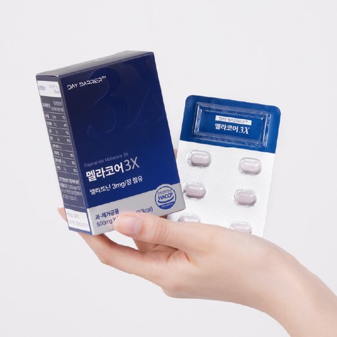 숙면과 스트레스 관리를 위한 멜라토닌&테아닌 복합 수면 개선제