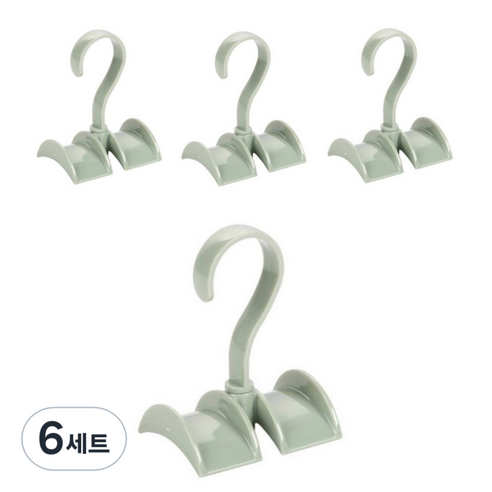 파스텔 가방걸이 4p 세트, 랜덤발송, 6세트