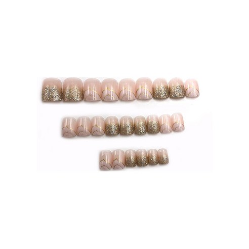 스타존 셀프 컬렉션 인조손톱 인스턴트 네일팁 롱 숏 24P, Y066 A타입(숏)