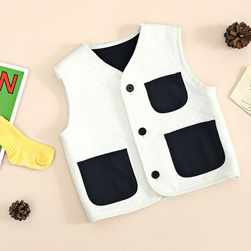 P1458 - Vest(아동 베스트) hdq 종이옷본 의류패턴 옷만들기 DIY, 1개
