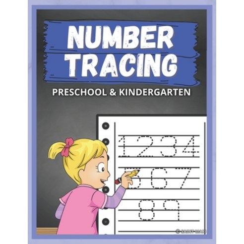 (영문도서) Numbers Tracing & Learning Workbook for Preschool & Kindergarten Ages 3-6 100 Pages: Childre... Paperback, Independently Published, English, 9798416734121