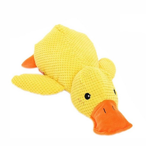 강아지 오리 삑삑이 노즈워크 인형 장남감 38 *45 cm, 옐로우