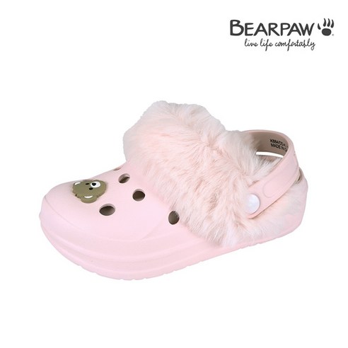 베어파우(BEARPAW) CONNIE KIDS 털 슬립온 K884079OD-K (털 탈부착 가능)