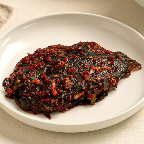 동백찬 양념 깻잎무침 2kg 4kg 8kg 16kg 깻잎지 절임 밑반찬 대용량 업소용 식당, 1개