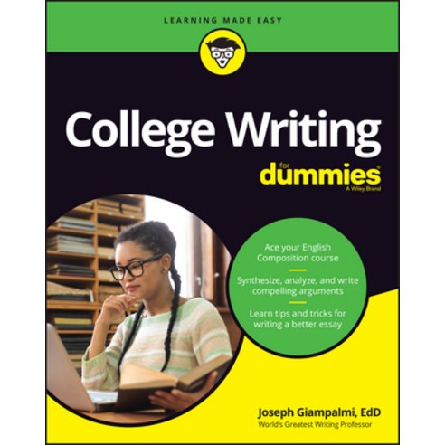 (영문도서) College Writing for Dummies Paperback, English, 9781119895039