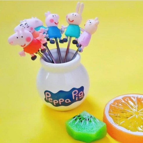 페파피그 티포크 세트: 사랑스러움이 가득한 디저트 타임!