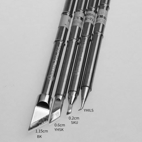 Quicko T12 납땜 스테이션을 위한 비표준 철 팁 9501 핸들용, T12 납땜 팁 – T12-BK 1개 t12인두기