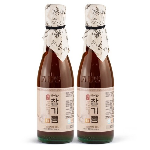 시장쏙 전연화 참기름, 2개, 300ml