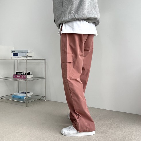 편안한 착용감을 선사하는 남녀공용 와이드핏 조거 Y2K 카고 팬츠