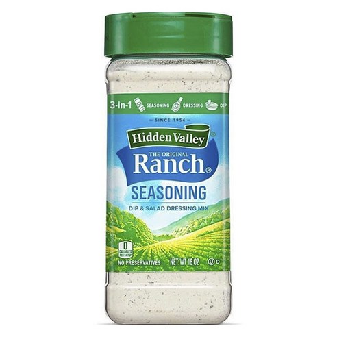 히든밸리 The Original Ranch Seasoning Dip & Salad Dressing Mix, 1개, 453.5g