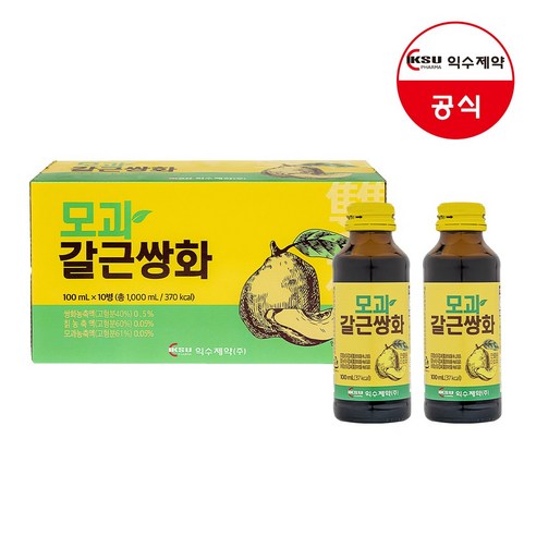 익수제약 모과갈근쌍화 맛있게 즐기는 쌍화, 100ml, 10개
