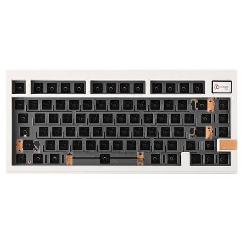 CIDOO V75 Plus kit 플러스 81키 75% 가스켓 마운트 VIA프로그래밍 블루투스5.1/2.4Ghz 유무선 기계식 키보드 베어본 킷