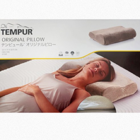 템퍼 오리지널 베개 [S / M] 추가금No! 걱정없는 수면 / 인체공학적 이상적인 디자인 / 2023.05 리뉴얼 신제품 /FIRM FEEL, 1개