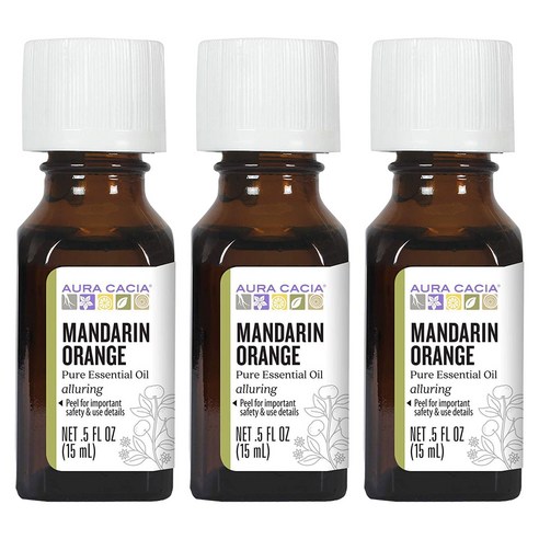 아우라카시아 퓨어 에센셜 오일 하트닝, Mandarin Orange, 3개