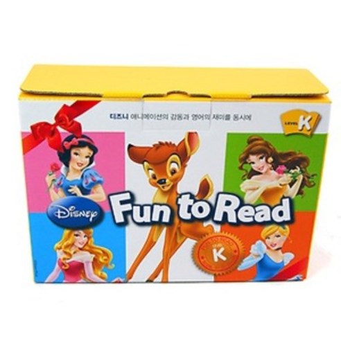 Disney Fun To Read 레벨K Book+CD 10종 박스 set, 펀투리드 레벨K Book+CD 10종 박스 세트