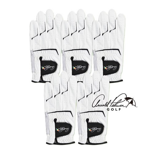 아놀드파마 양피덧뎀 골프장갑 (왼손)5개, 블랙(5p), 5개