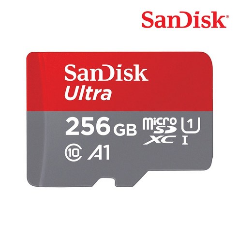 샌디스크 울트라 A1 마이크로SD 메모리카드 QUA4, 256GB
