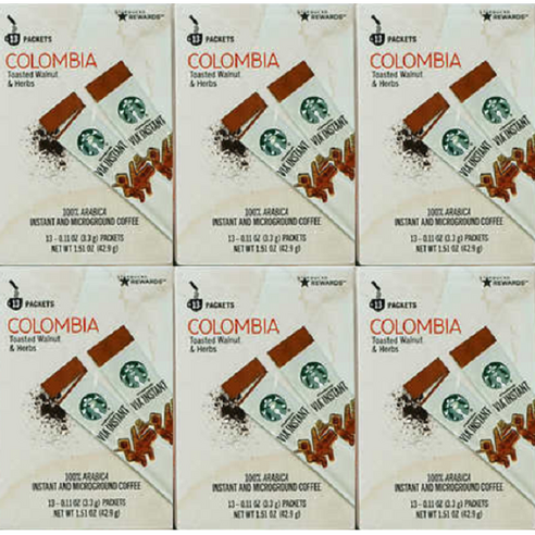 스타벅스 비아 인스턴트 콜롬비아: 집에서도 즐기는 바리스타의 커피