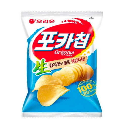 오리온 포카칩 오리지널, 38g, 10개