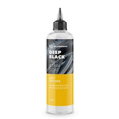 글로스브로 딥블랙 타이어광택제 드레싱 500ml, 1개 일신타이어광택제 글로스브로 딥블랙 타이어광택제 드레싱 500ml, 1개 일신타이어광택제
