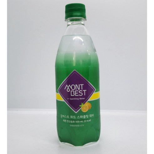 몽베스트 위드 스파클링 워터 레몬, 500ml, 12개