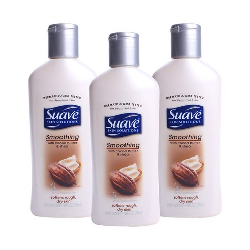 수아브 스킨 솔루션 바디 로션 스무딩, 256ml, 3개