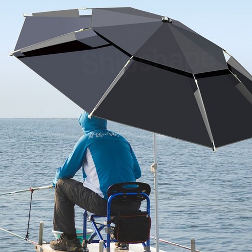 Shipshape 특대형 이층 꺽임 아웃도어 낚시 파라솔: 편안함과 스타일을 야외로