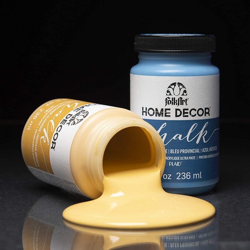 HomeDecor Chalk 홈데코 무독성 빈티지페인트: 빈티지한 느낌을 표현하기에 좋은 드라이하고 리치한 색상