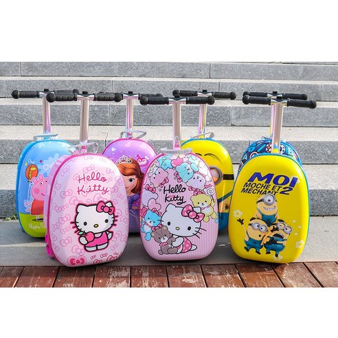 여행의 즐거움을 두 배로! 트렁크 킥보드캐리어로 특별한 추억을 만드세요.