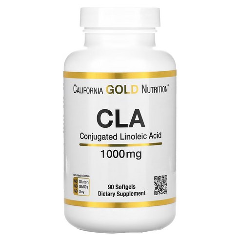  체지방 감소 효과가 있는 CLA 다이어트 제품 추천 체지방감소제 캘리포니아 골드뉴트리션 CLA 공액리놀레산 1000mg 캡슐 90ea