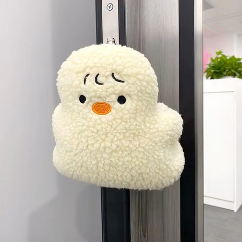 살림다담 문닫힘 문쾅 방지 인형 손끼임방지 도어 쿠션 도어스토퍼, 오리, 1개, 옐로우