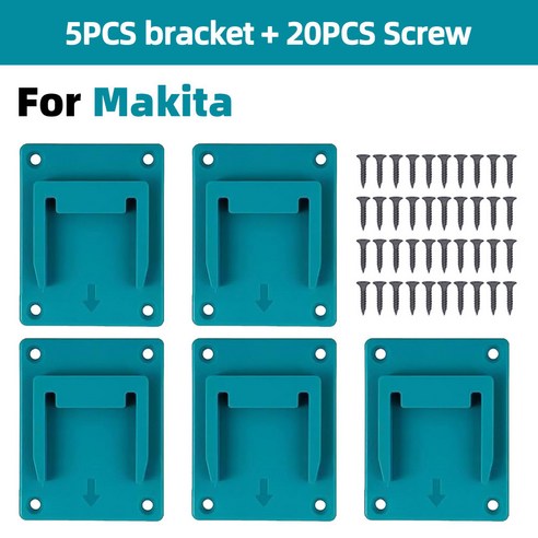 Makita 호환 DeWalt Milwaukee18V 도구 홀더 디스플레이 스탠드 고정 장치 걸이 드릴 마운트 기계 보관 브래킷