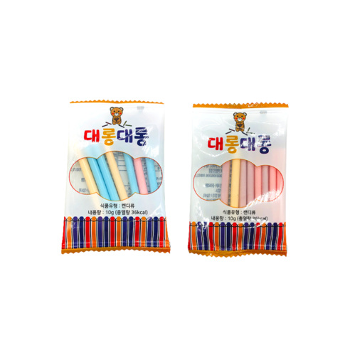 달콤하고 다채로운 대롱대롱 빨대 캔디