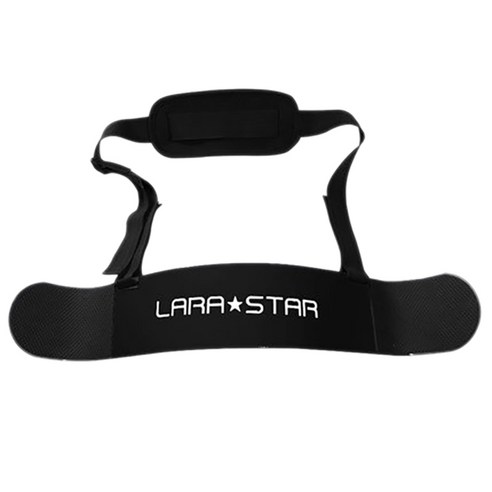 Xzante LARA STAR 역도 암 블래스터 조정 가능한 보디 빌딩 스트랩 컬 삼두근 근육 훈련 휘트니스 체육관 장비 검은 색