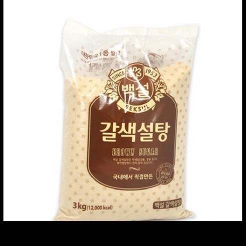 백설 갈색설탕 15kg, 1개