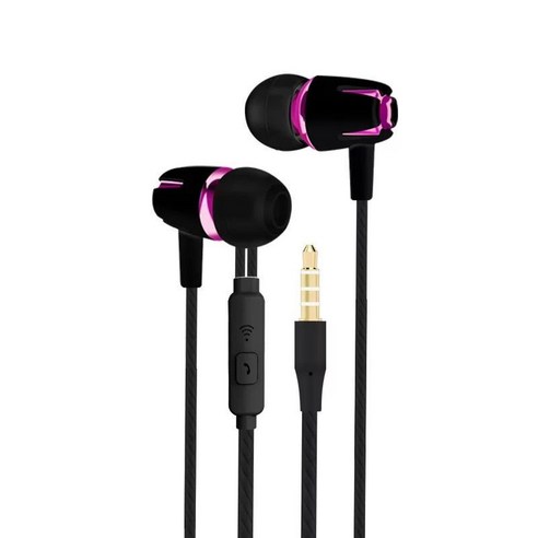 DFMEI EAR -IN -EAR 헤드폰은 Xiaomi Vivo Huawei Honor Oppo 안드로이드 휴대폰 라인 제어 밀 체중베이스를 사용하는 데 적합합니다., Michael Call [Black Fan] 가져 오기