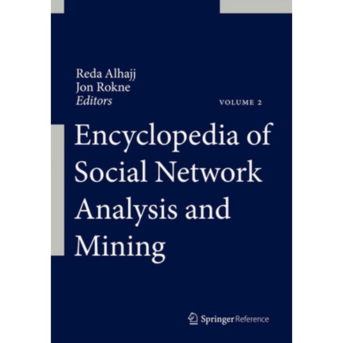 (영문도서) Encyclopedia of Social Network Analysis and Mining Hardcover, Springer, English, 9781461461692
