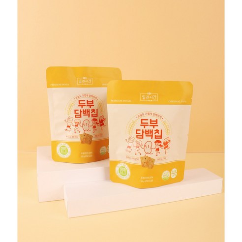 고소하고 건강한 간식을 찾고 계신가요? 일과시간 두부담백칩을 소개합니다!