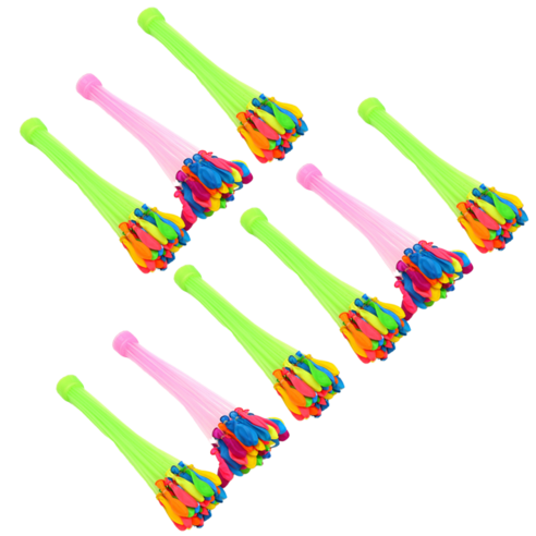 캐보트 다발 물풍선 제조기 물폭탄 워터벌룬 물놀이용품, 랜덤, 9세트