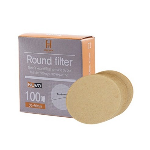 누보 홈브루 라운드 필터 56mm, 100개입, 1개