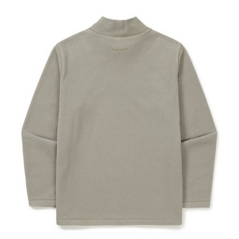 스노우피크 국내매장판 S23WMTTL02 폴라텍100 모크넥 티셔츠 Beige Gray