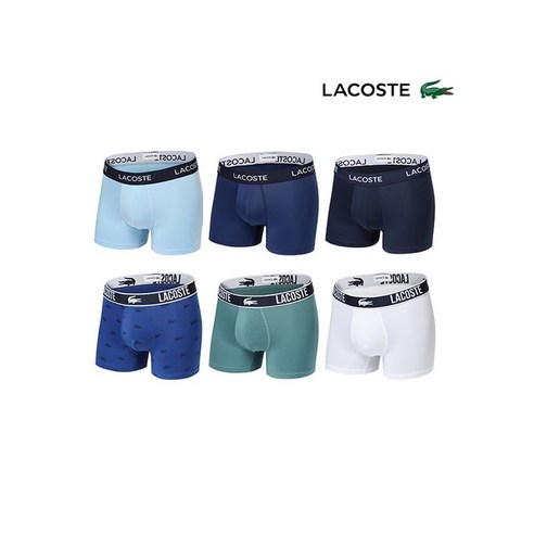 섬세한 터치, 자유로운 움직임: 라코스테 마이크로 파이버터치 남성 드로즈 6종 세트 리뷰 라코스테속옷