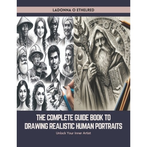 (영문도서) The Complete Guide Book to Drawing Realistic Human Portraits: Unlock Your Inner Artist Paperback, Independently Published, English, 9798883141545