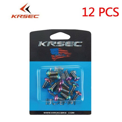 KRSEC-자전거 디스크 브레이크 로터 볼트, 티타늄 M5 * 10 T25, 나사, 6 MTB 개