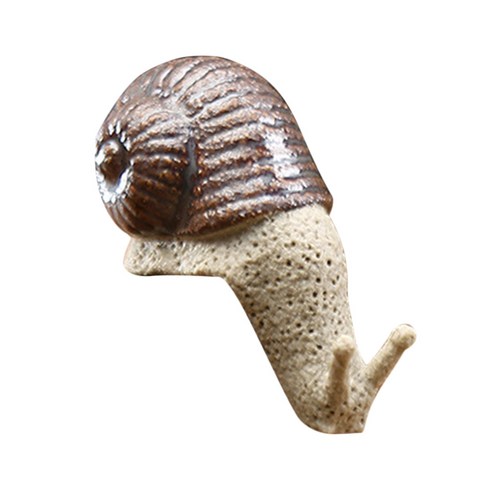 ST SHOP 미니 세라믹 작은 달팽이 장식품 분재 마이크로 풍경 홈, 2x3.2x4.5cm, 멀티