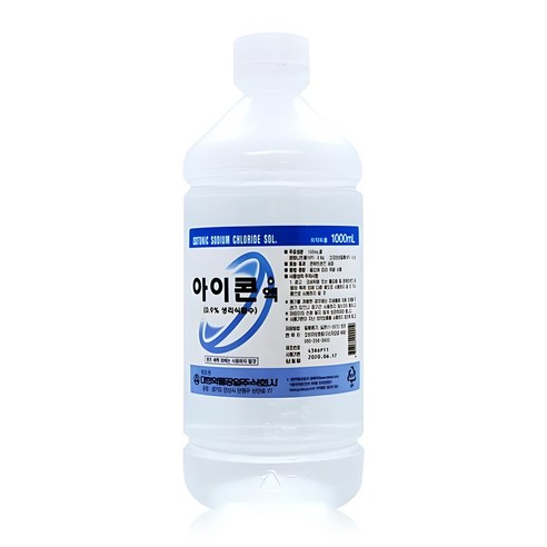 촉촉하고 깨끗한 눈 건강을 위한 필수템, 대한약품 아이콘액 1000ml 완벽 분석 생리식염수